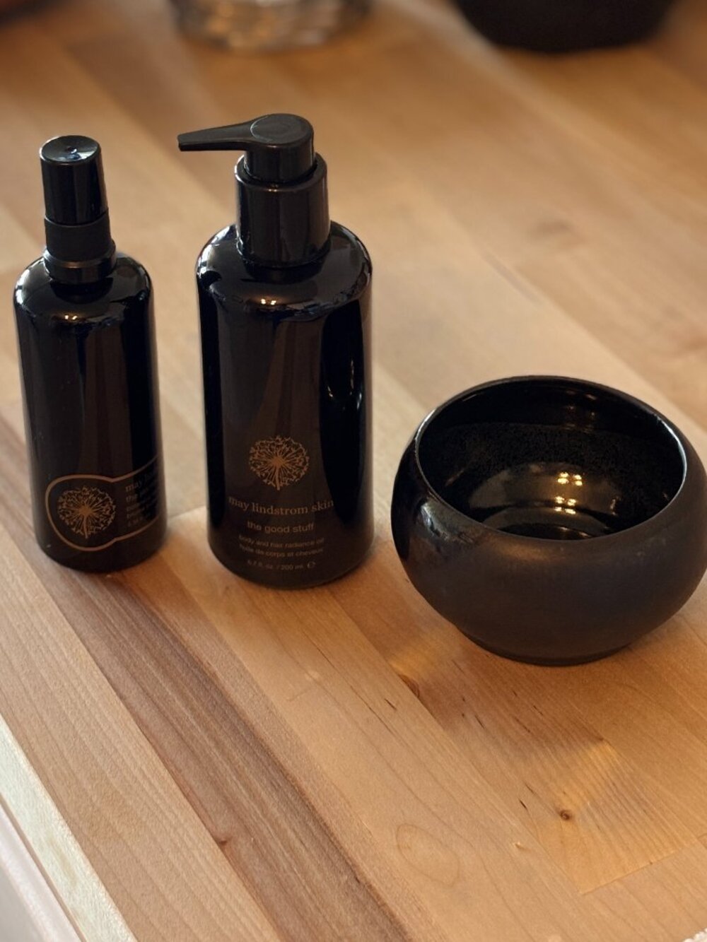 May Lindstrom Skin Treatment Bowl The Good Stuff Oil Jasmine Garden Facial Mist